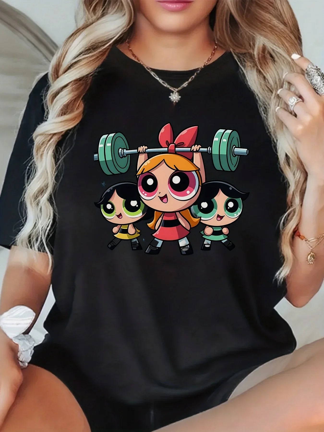 Harajuku Aesthetic Short Sleeve Blouse Tee – Casual Streetwear Top for Girls, Women’s Y2K Fashion Clothing