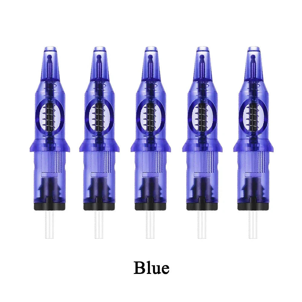 10/5PCS Ballpoint Cartridge Tattoo Needles — Practice Needles for Beginners & Designer Drawing with Tattoo Pen Machine