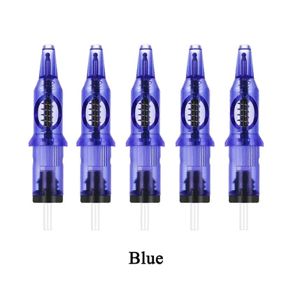 10/5PCS Ballpoint Cartridge Tattoo Needles — Practice Needles for Beginners & Designer Drawing with Tattoo Pen Machine