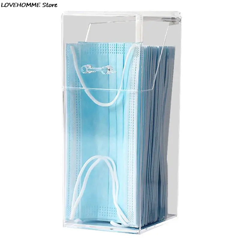 Mask & Wet Tissue Storage Box – Dustproof Baby Wipes Dispenser with Lid for Kitchen & Household