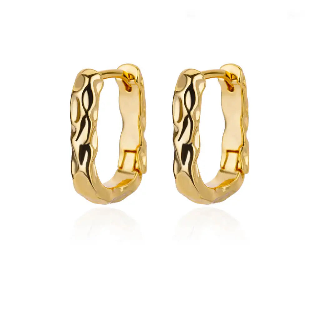 2024 Stainless Steel Square Earrings – Trendy Fashion Jewelry for Women & Girls