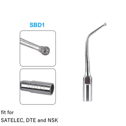 AZDENT Dental Ultrasonic Scaler Tips – Scaling, Periodontics, Endo, Perio Tips for EMS, Woodpecker, DTE, NSK, SATELEC Scalers