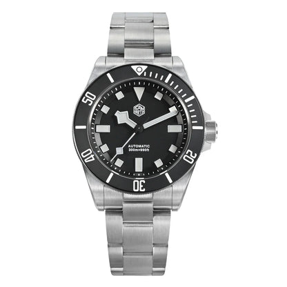 San Martin SN0121T Titanium Diving Watch – NH35 Automatic, Grade 2 Titanium, 120-Click Bezel, 300M Waterproof Wristwatch