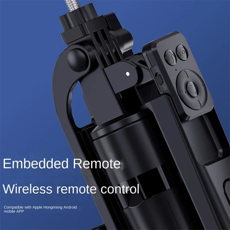 FANGTUOSI 180cm Wireless Selfie Stick Tripod – Phone Holder Stand with Bluetooth Shutter for Smartphones & Cameras