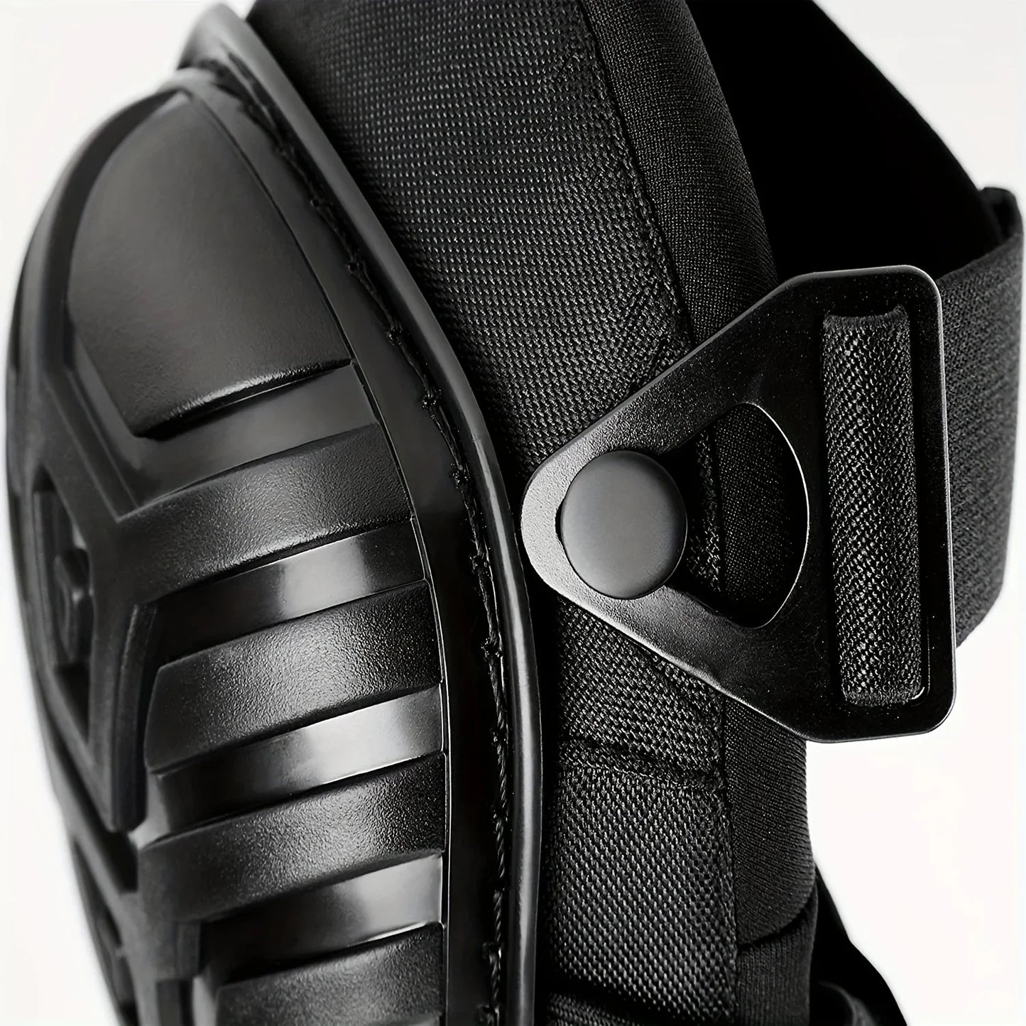 Professional Heavy-Duty Knee Pads for Work - Ideal for Gardening, Construction with Double Straps and Adjustable Clips - Industrial Grade Tactical Protection
