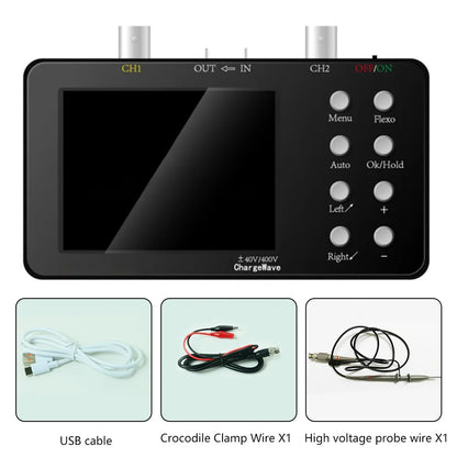 SCO2 Dual Channel Digital Oscilloscope – 50MHz PWM, 10MHz Sampling Rate, 2.5KSa/s for Electronic Repair