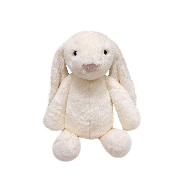Kawaii Long-Ear Rabbit Plush Toy — Stuffed Bunny Doll for Kids & Babies