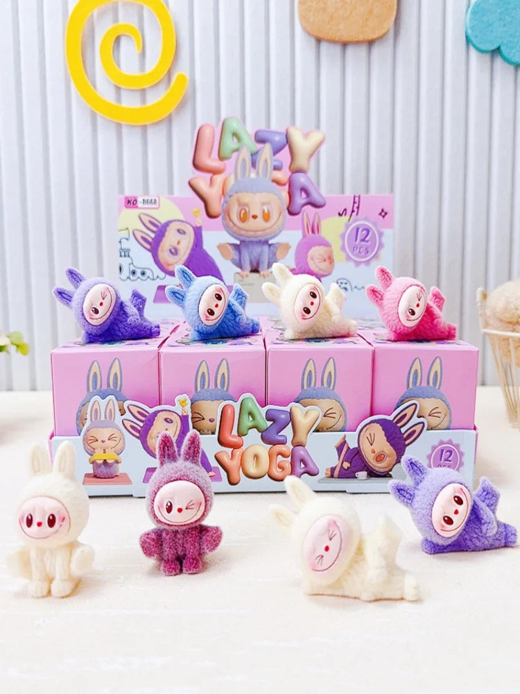 12PCS Labubu Blind Box Mini Anime Figures – Collectible Ornaments & Dolls for Kids, Fans, Christmas & Birthday Gifts