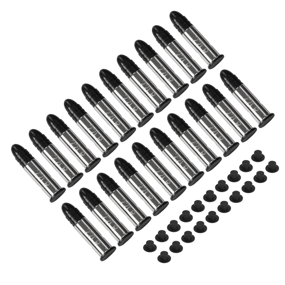 22LR Dummy Rounds — Practice Training Bullets, 6 or 12PCS for Safe Shooting Practice