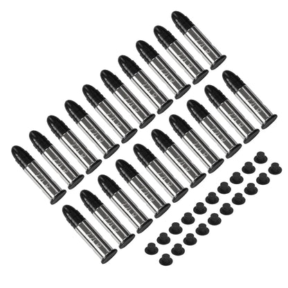 22LR Dummy Rounds — Practice Training Bullets, 6 or 12PCS for Safe Shooting Practice