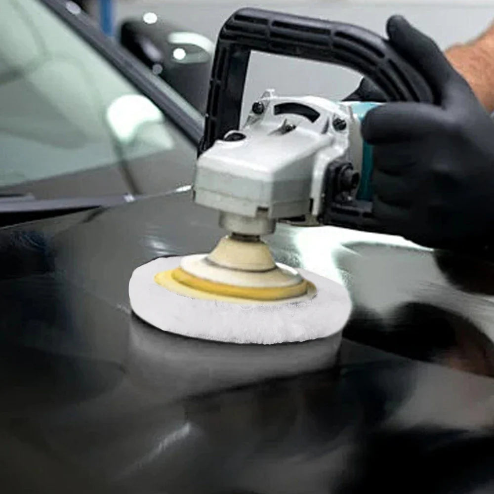3/4/5/6/7-Inch Car Polishing Kit — Waxing Sponge, Wool, and Auto Paint Care Pads for Car Polisher