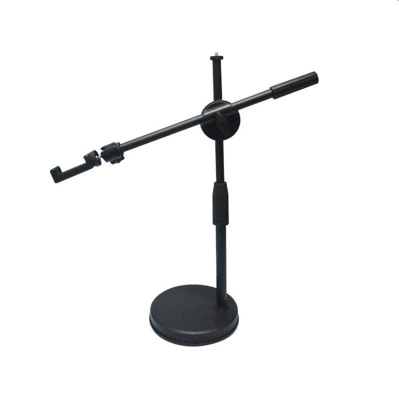 Overhead Tripod with Ring Light and Tabletop Stand, Mobile Phone Holder, Boom Arm for Nail Art and Photography