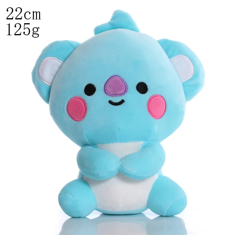 BTed 21 Plush Toys – Kawaii Mini Anime Keychain Pendant, Soft Stuffed Animal Doll Gift for Kids (12–22cm)
