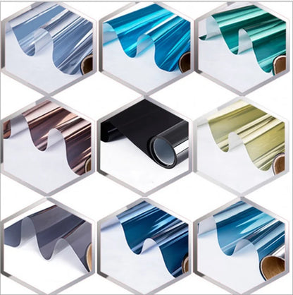 Solar Reflective Window Film - Insulation Privacy Glass Tint Sticker with 99% UV Protection for Home & Office Windows