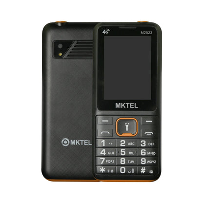 MKTEL M2023 4G Feature Phone – 2.4" Screen, Dual SIM, 1800mAh Battery, MP3/MP4/FM Radio, Puguang Lamp