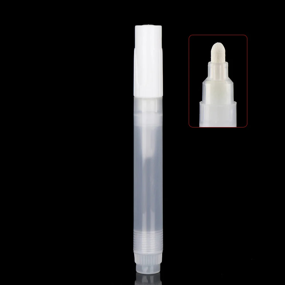 Refillable Transparent Ink Rod – Reusable Plastic Paint Pen Accessory for Graffiti & Liquid Chalk Markers