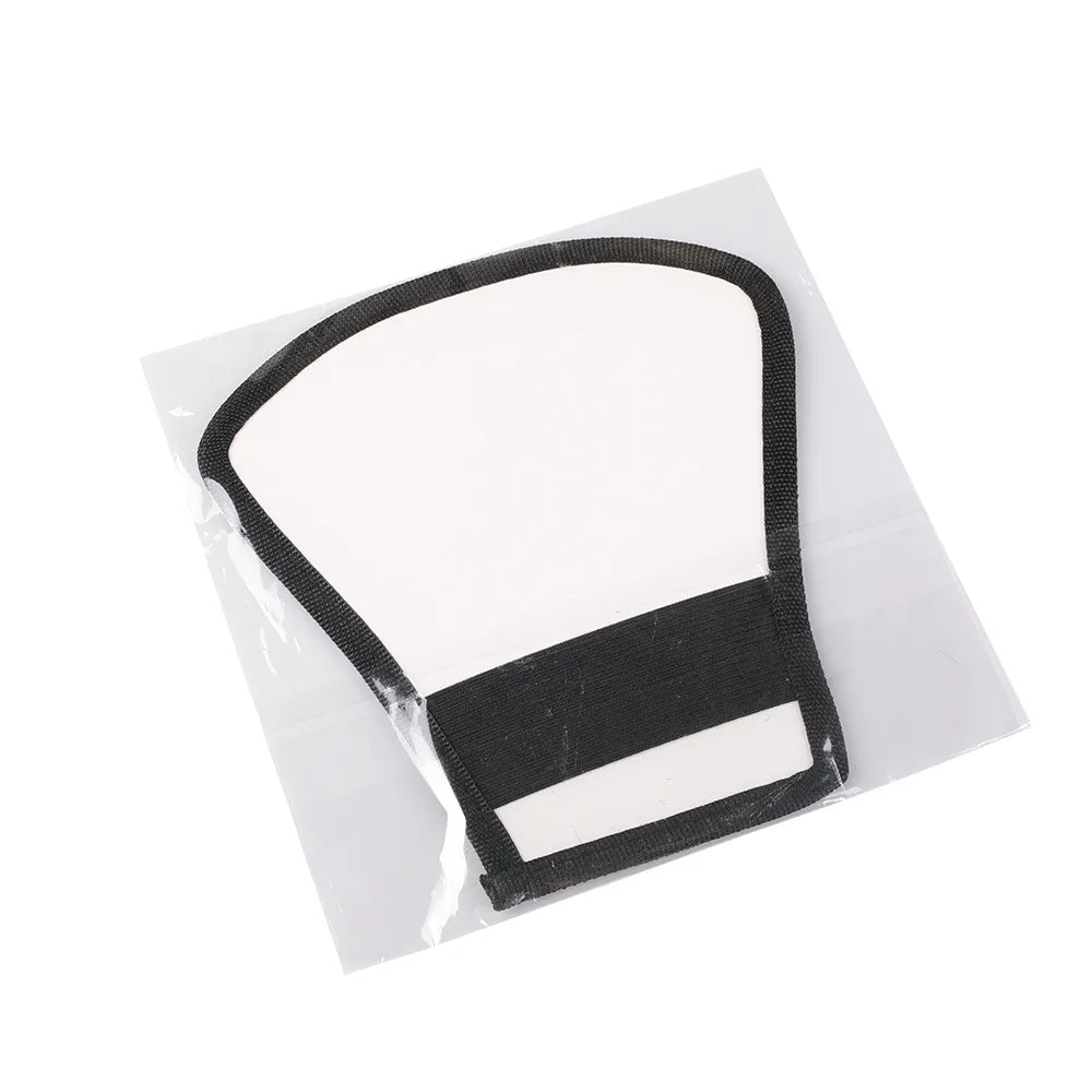 Universal 2-in-1 Silver & White Flash Diffuser Softbox – Photography Flash Light Reflector Accessory