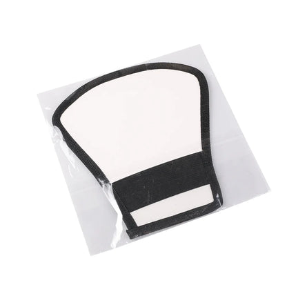 Universal 2-in-1 Silver & White Flash Diffuser Softbox – Photography Flash Light Reflector Accessory