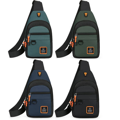 Men’s Outdoor Hiking & Cycling Shoulder Bag – Waterproof Sports Crossbody Chest Bag for Travel