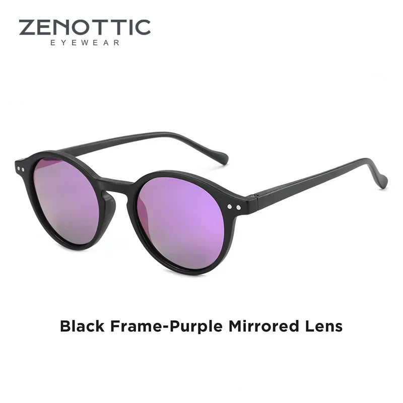 ZENOTTIC Retro Polarized Small Round Sunglasses – Vintage UV400 Shades for Men & Women 2023–2024