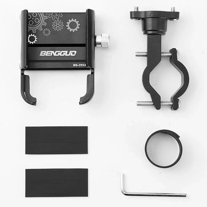 360° Rotatable Aluminum Alloy Bicycle & Motorcycle Phone Holder – MTB Bike GPS Handlebar Mount Stand