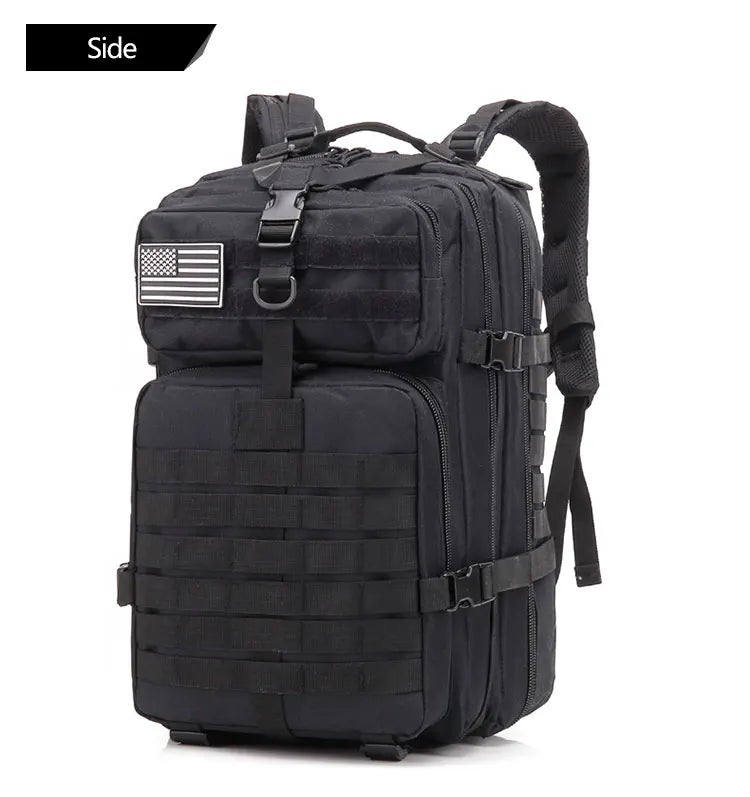 50L Tactical Backpack – Large Capacity Men’s Waterproof Rucksack for Hiking, Camping, Hunting & Outdoor Adventures