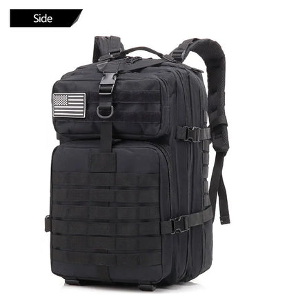 50L Tactical Backpack – Large Capacity Men’s Waterproof Rucksack for Hiking, Camping, Hunting & Outdoor Adventures