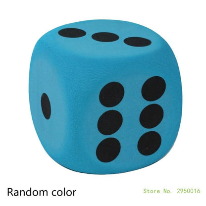 80mm Large Foam Dot Dice – Six-Sided Counting Toy for Kids, Learning Aids for Classroom Math and Board Games