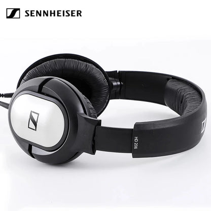 Sennheiser HD 206 Wired Headphones – Deep Bass Stereo Noise-Isolating Earphones for Sports & Gaming