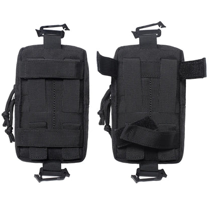 Molle Tactical Backpack Strap Bag Phone Holder | Outdoor Sport Running Emergency Accessories | Military Hunting EDC Tool Waist Pouch