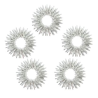 5–15pcs Spiky Acupressure Finger Rings – Sensory Stress Relief Massager Fidget Toys for Teens & Adults