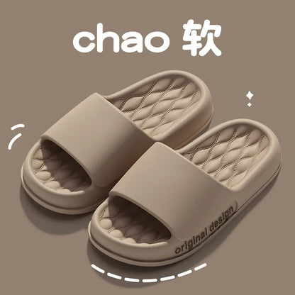 Men’s Summer Cloud Slippers – Soft Non-Slip Sole Sandals for Home, Beach, Indoor & Outdoor Casual Wear