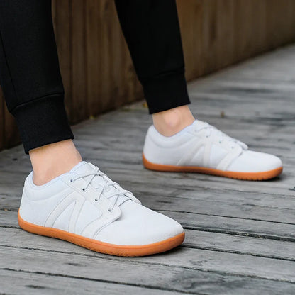 Men's Wide Fit Barefoot Sneakers – Minimalist Zero Drop Cross Trainers with Wide Toe Box for Relaxed, Natural Movement