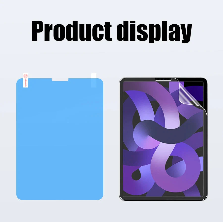2PCS Paper-Like Screen Protector for iPad (10th Gen, Pro 11/12.9, Air 5/4, Mini 6, 7-9th Gen)