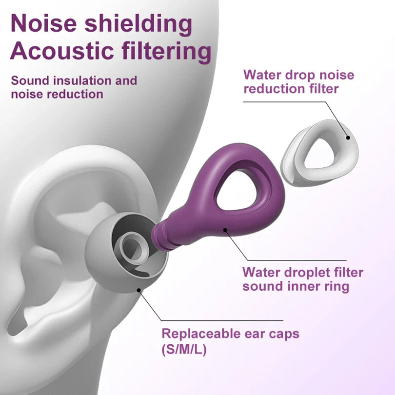 Sleeping & Swimming Ear Plug Set: Noise Reduction & Waterproof Protection - Tapones Para Dormir, Oordopjes for Comfortable Sleep
