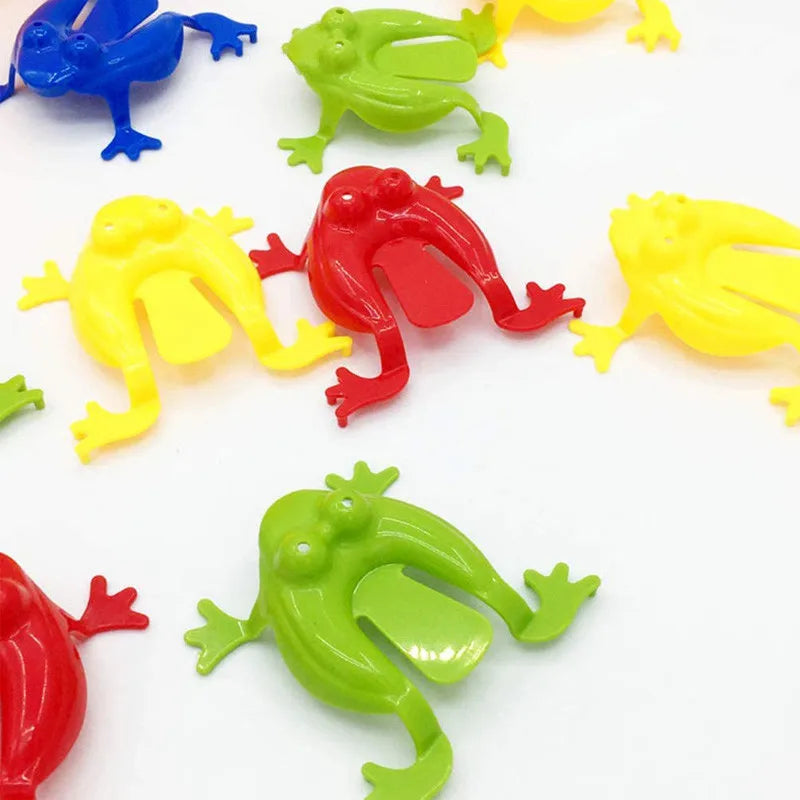 Jumping Frog Fidget Toys (10–20 Pcs) – Kids Stress Relief Bounce Novelty Toys, Birthday Party Favors & Gifts