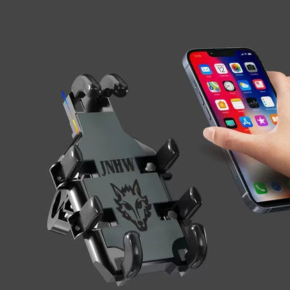 Universal 8-Claw Mobile Phone Holder – Mount for Motorcycle, Scooter, ATV, Bicycle & E-Bike