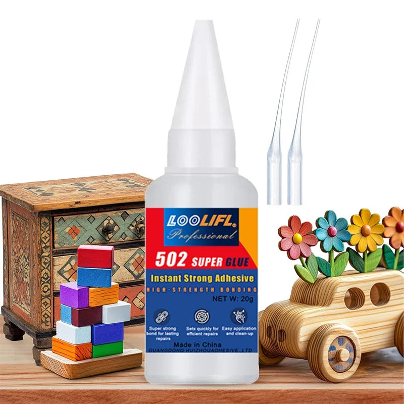 502 Super Adhesive Glue - 20g Multi-Purpose Adhesive for Metal, Plastic & DIY Repairs