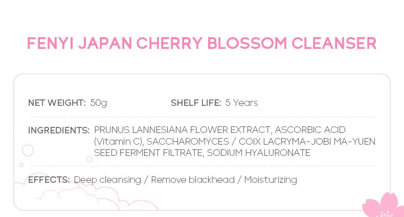 Vitamin C Facial Cleanser — Deep Cleansing, Moisturizing Face Wash Foam, Blackhead Removal Skincare