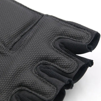 Tactical Hard Knuckle Half Finger Gloves – Men's Combat, Hunting, Shooting & Paintball Duty Fingerless Gloves