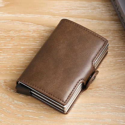 Large Capacity Double Layer RFID Blocking Carbon Fiber Wallet – Men’s Anti-Theft Credit & ID Card Holder Case