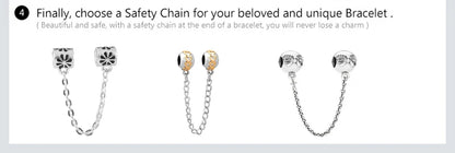 Europe 925 Silver Family Charm Pendant - Boy, Girl, Mom & Sisters Bead for Pandora Bracelet, Sparkling Dangle Jewelry