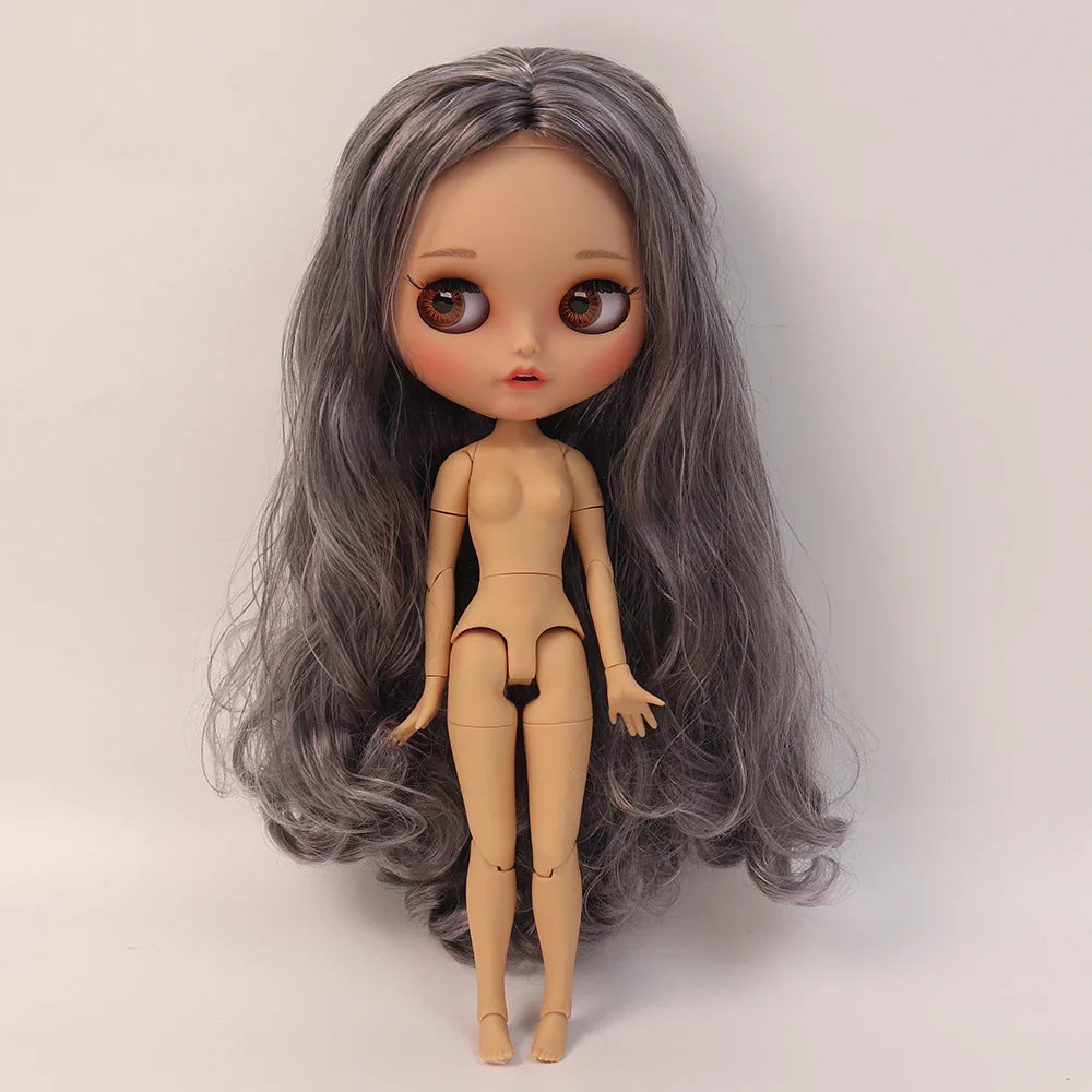 ICY DBS Blythe 1/6 BJD Doll – 30cm Tan Skin Matte Face Jointed Body, Anime Girl Toy Gift