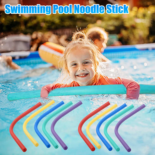 Swimming Pool Noodle Stick — Colorful Foam Buoyancy Aid for Kids & Adults, Swimming Float Accessory