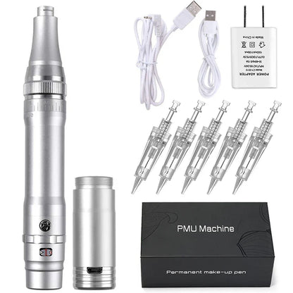Wireless PMU Machine — Professional Permanent Makeup Tattoo Pen for Eyebrows, Eyeliner & Lips