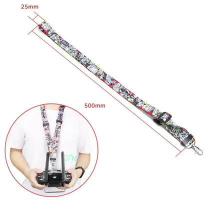iFlight 25×500mm Adjustable Transmitter Neck Strap — FPV Drone Remote Controller Lanyard