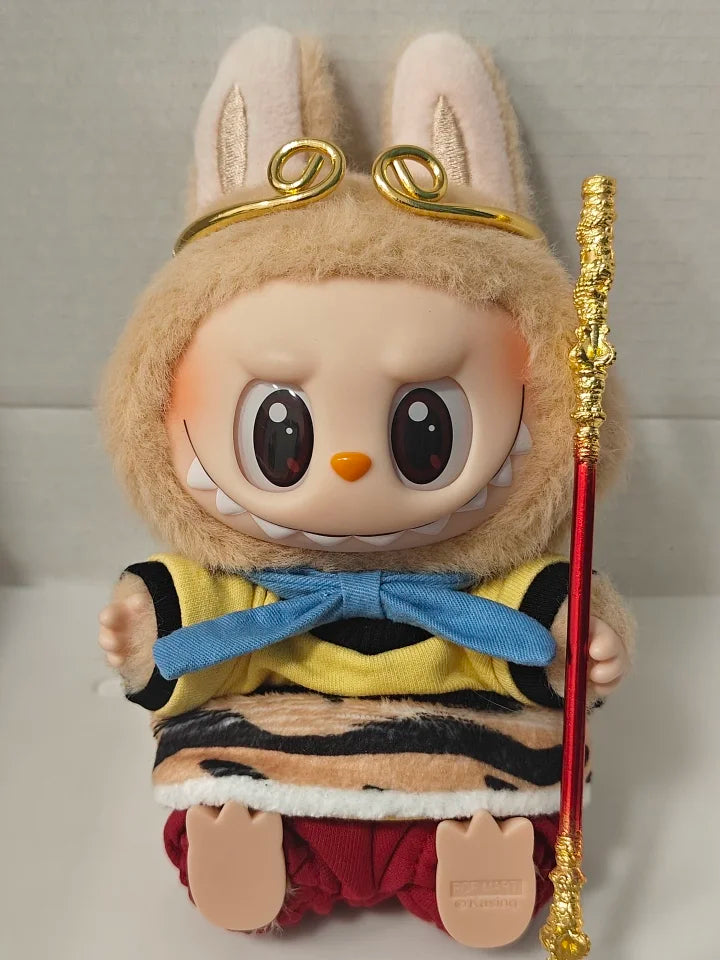 Cartoon Labubu Cute Minions Wukong DIY Outfit – Mini Vinyl Doll Clothing Set & Kawaii Accessories Gift