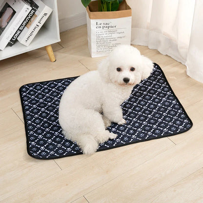 Washable Dog Pet Diaper Mat: Waterproof Training Pad for Urine Absorption - Reusable, Environmentally Friendly Protection for Dog Car Seats