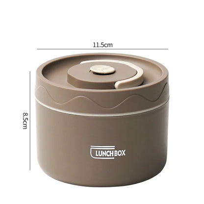 Insulated Stainless Steel Lunch Box Set - Microwavable Bento Box with Leakproof Thermal Lunch Bag, Portable Food Container