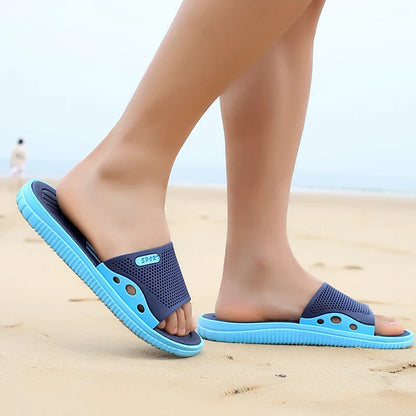 Men’s Casual One-Strap Slide Sandals – Lightweight Beach & Everyday Comfort Slip-On Shoes for Relaxed Wear